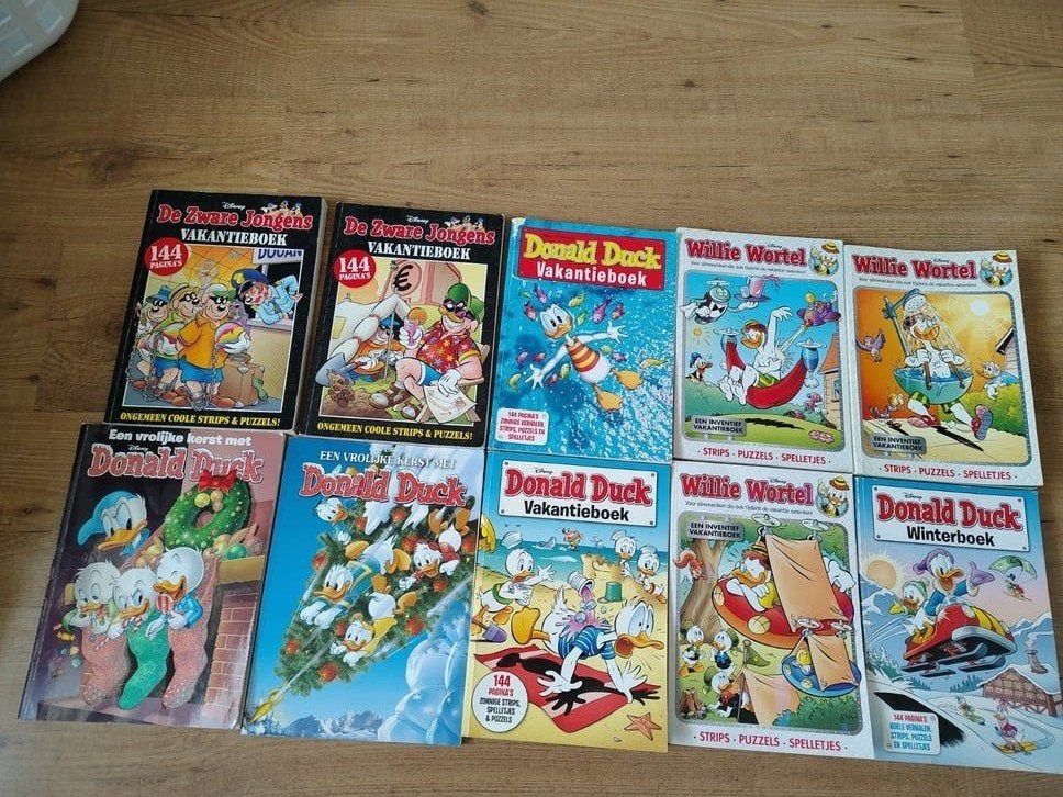 Donald Duck & Willie Wortel stripboeken collectie, Meerdere stripboeken, Ophalen, Gelezen, Walt Disney