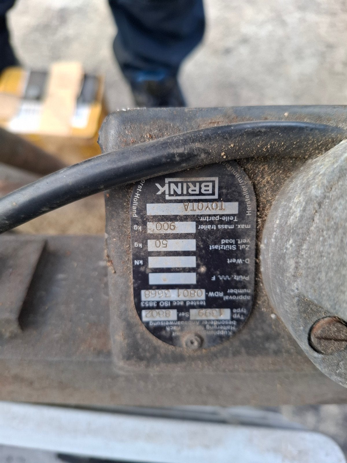 Brink trekhaak voor Toyota starlet 1987 inclusief stekkerdoo, Auto-onderdelen, Ophalen