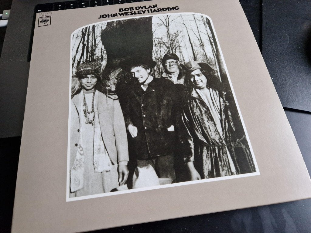 Bob Dylan / John Wesley Harding (LP), Ophalen of Verzenden, Zo goed als nieuw, 12 inch, Poprock