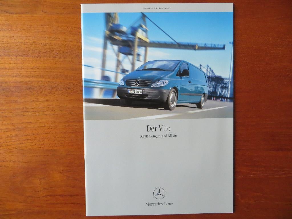 Mercedes-Benz Vito Kastenwagen und Mixto (sept. 2003), Ophalen of Verzenden, Nieuw, Mercedes
