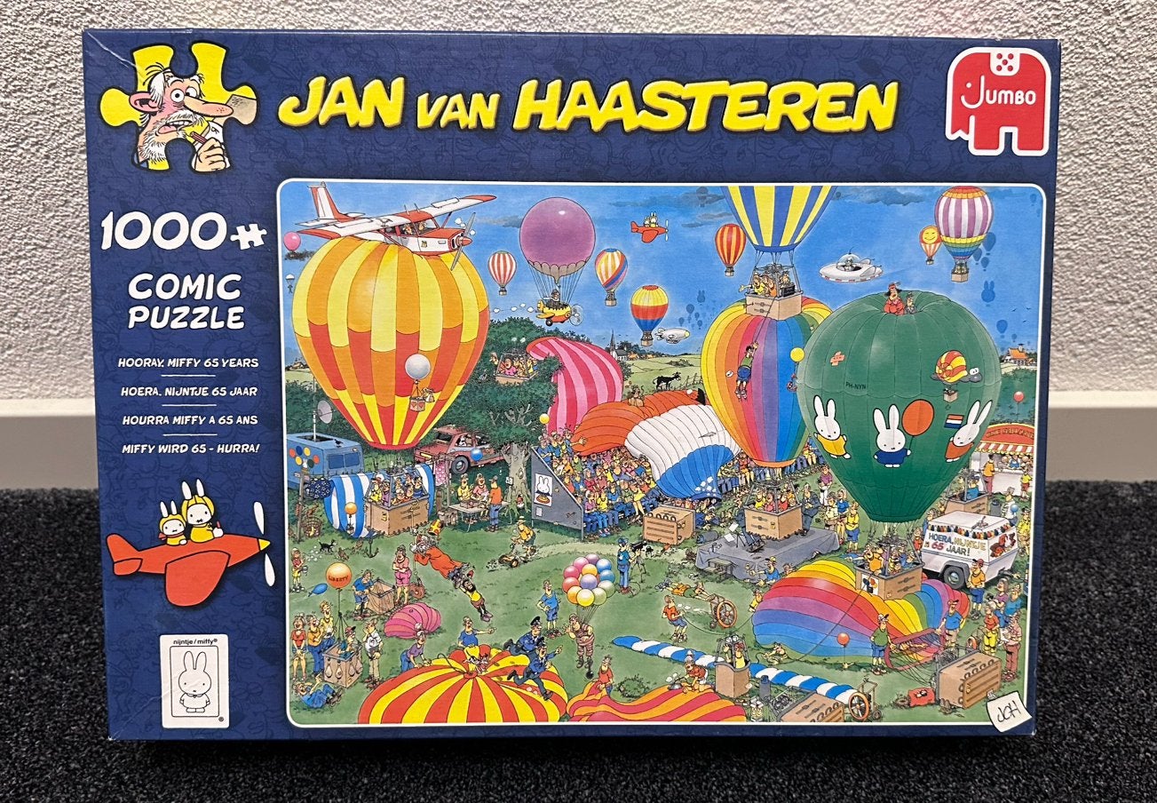 HOERA NIJNTJE 65 JAAR puzzel Jan van Haasteren 1000 stukjes