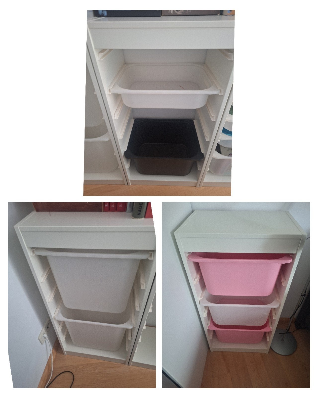 3x IKEA Trofast kasten 46x30x94 cm met bakken, Ophalen, Gebruikt, Kast