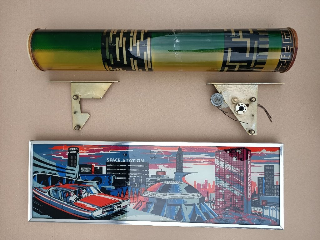 Animatie Paneel jupiter 160K President (1971) jukebox, Ophalen of Verzenden, Gebruikt, 1950 tot 1960, Seeburg