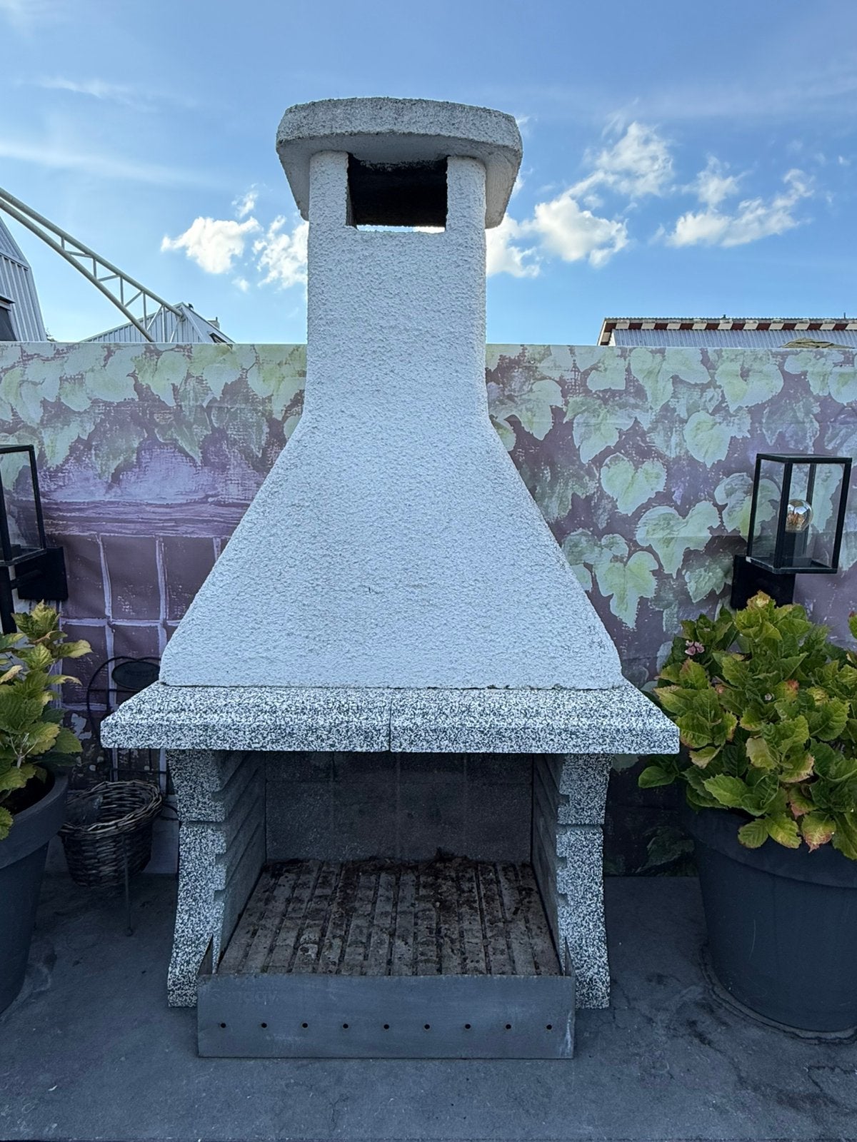 Betonnen BBq, Tuin en Terras, Ophalen, Gebruikt