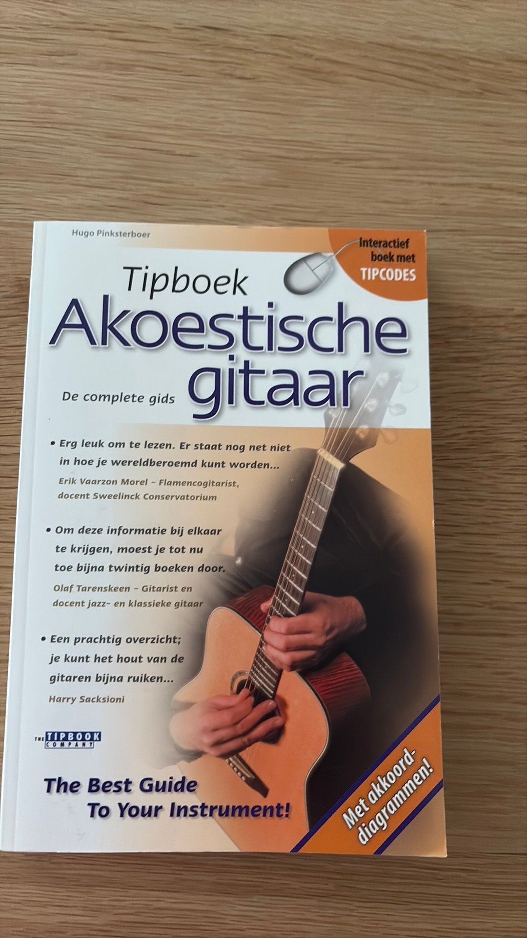 Tipboek akoestische gitaar, Muziek en Instrumenten, Ophalen of Verzenden, Zo goed als nieuw
