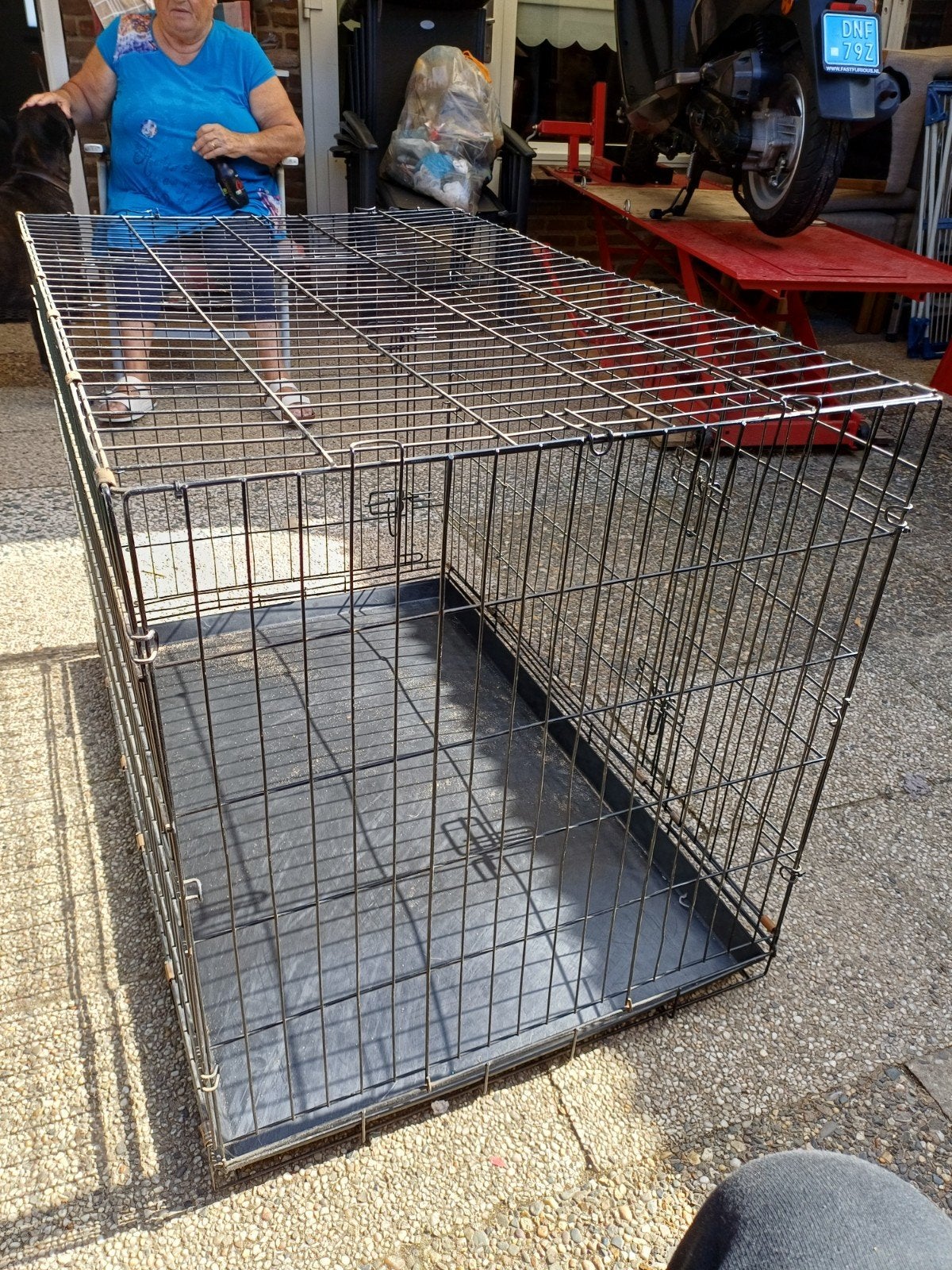 goede bench voor 0 euros, Ophalen, Gebruikt