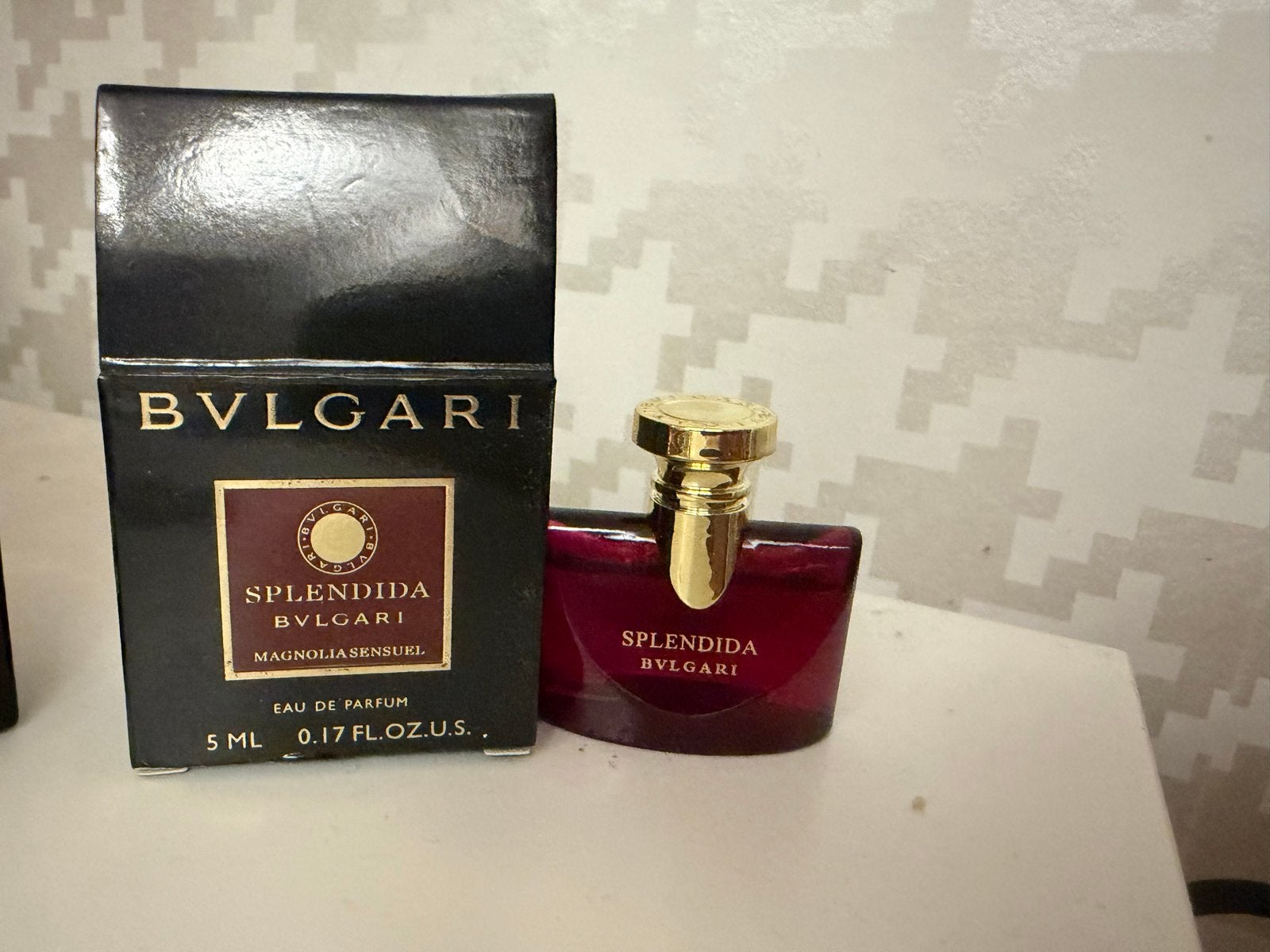 Bvlgari Splendida Magnolia Mini Parfum 5ml, Ophalen of Verzenden, Nieuw