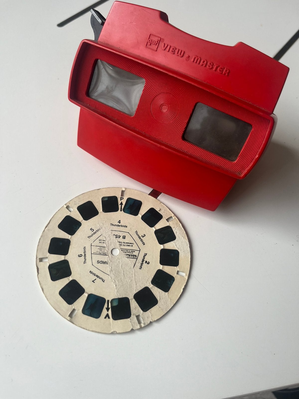 View master met Thunderbirds dia,s, Verzamelen, Speelgoed, Ophalen of Verzenden, Zo goed als nieuw