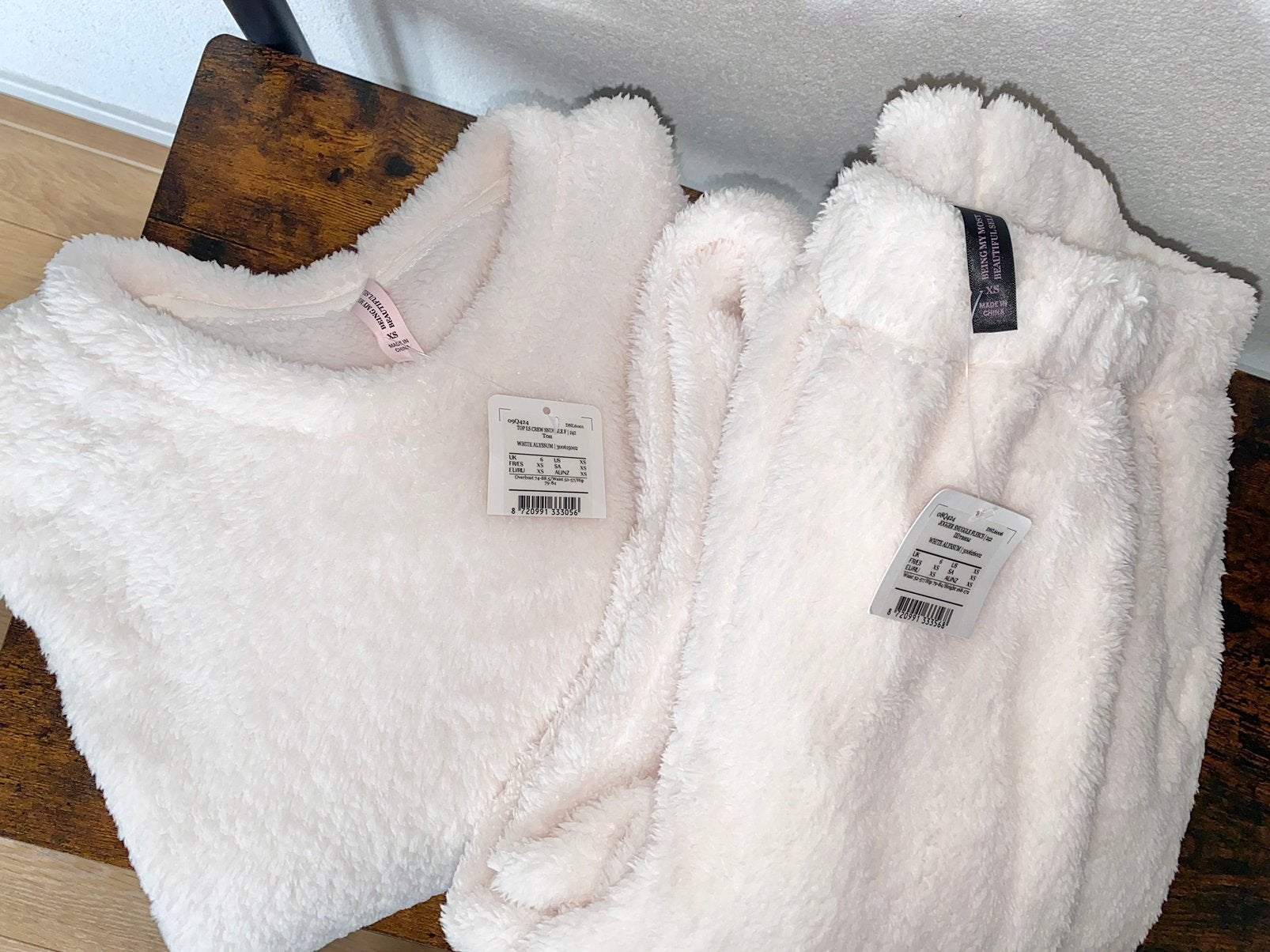 Hunkemöller huispak/pyjamaset XS dames wit, Ophalen of Verzenden, Nieuw, Maat 34 (XS) of kleiner, Wit