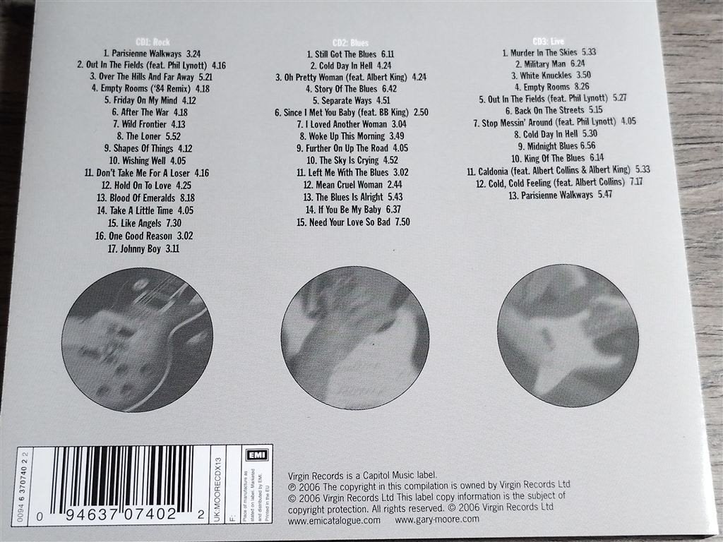 Gary Moore ‎– The Platinum Collection [3 CD], Ophalen of Verzenden, Zo goed als nieuw