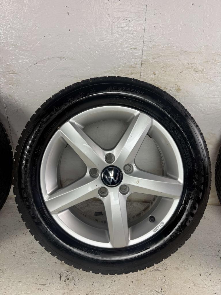 Originele Volkswagen Golf Caddy velgen 16" 5x112 Aspen 7mm!, Niet ingevuld, Gebruikt, 16 inch, Banden en Velgen