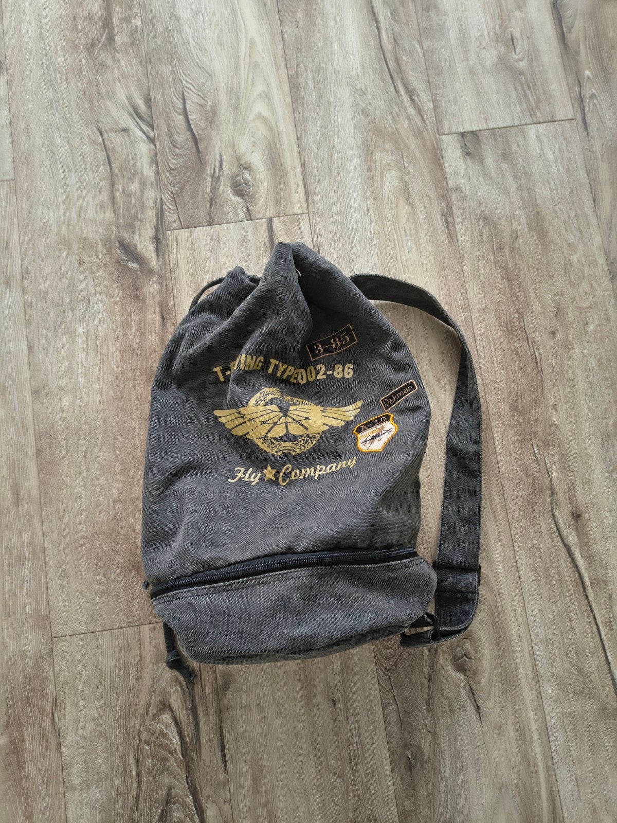 Prachtige grijze oneshoulder tas Oakman, Duffel met koelvak., Overige merken, Onb, Ophalen of Verzenden, Onb