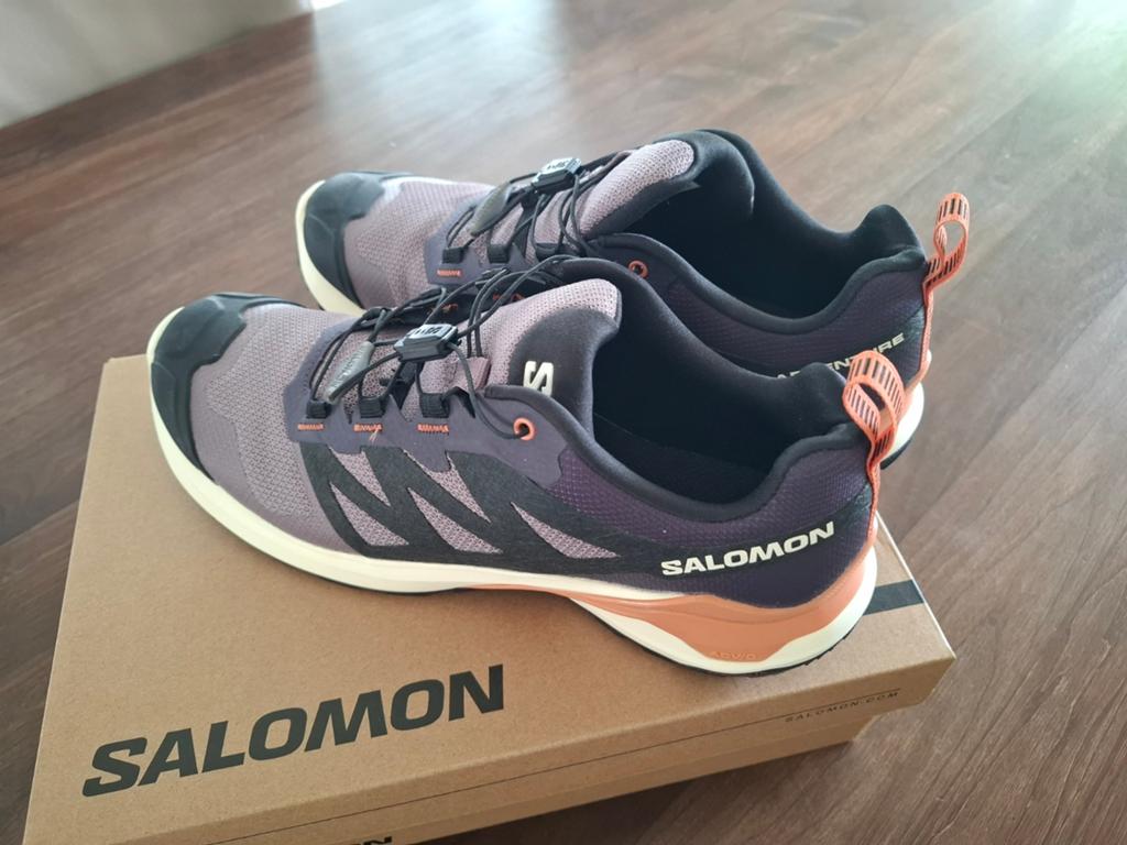 Salomon trailrunning schoenen zo goed als nieuw maat 41 1/3, Salomon, Overige kleuren, Sportschoenen, Ophalen of Verzenden