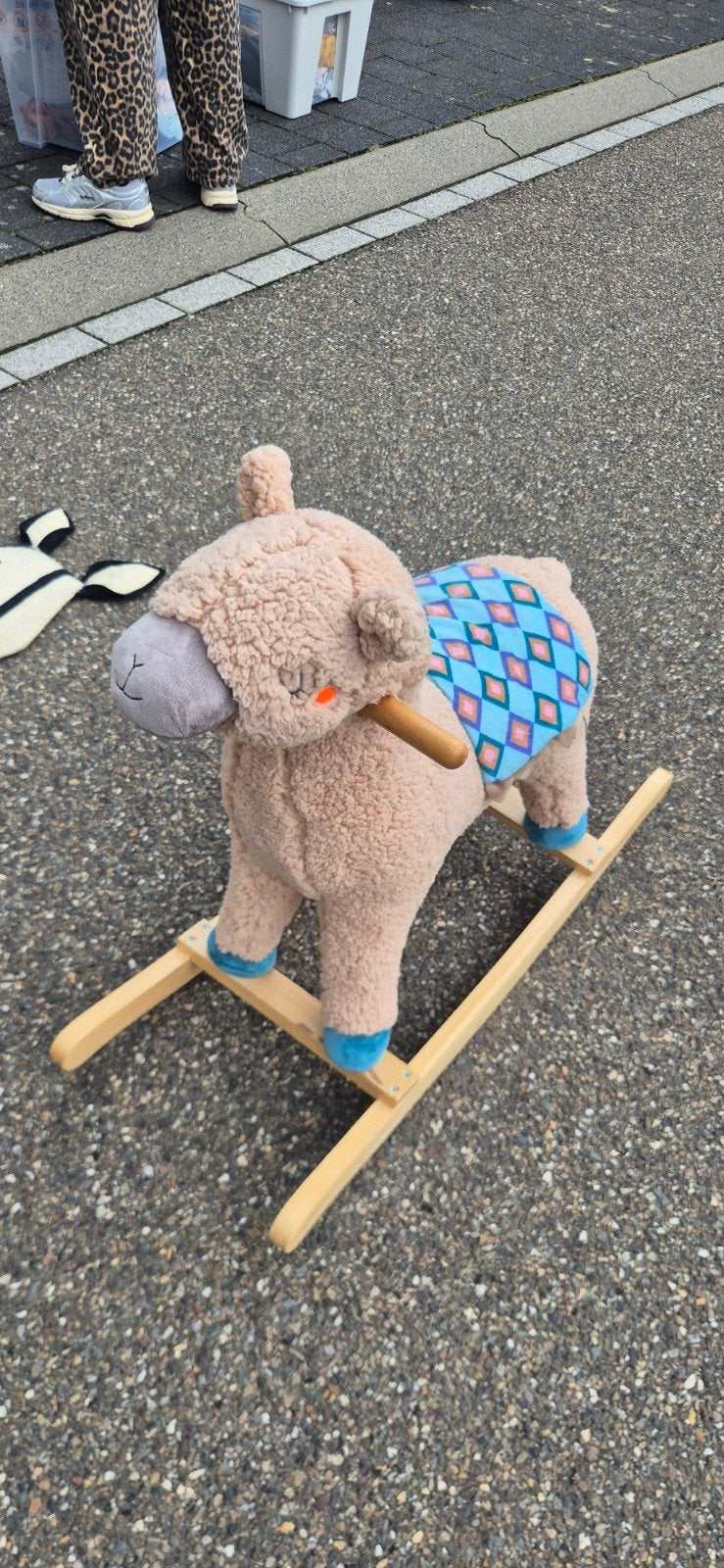 Schattige lama hobbelpaard voor uren speelplezier, Ophalen, Gebruikt, Overige typen