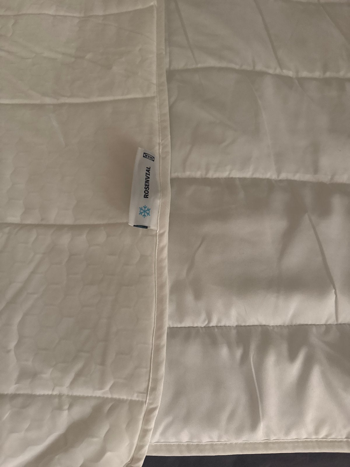 IKEA ROSENVIAL Matrasbeschermer - Tweepersoons, Eenpersoons, Matrasbeschermer, Wit, Ademend