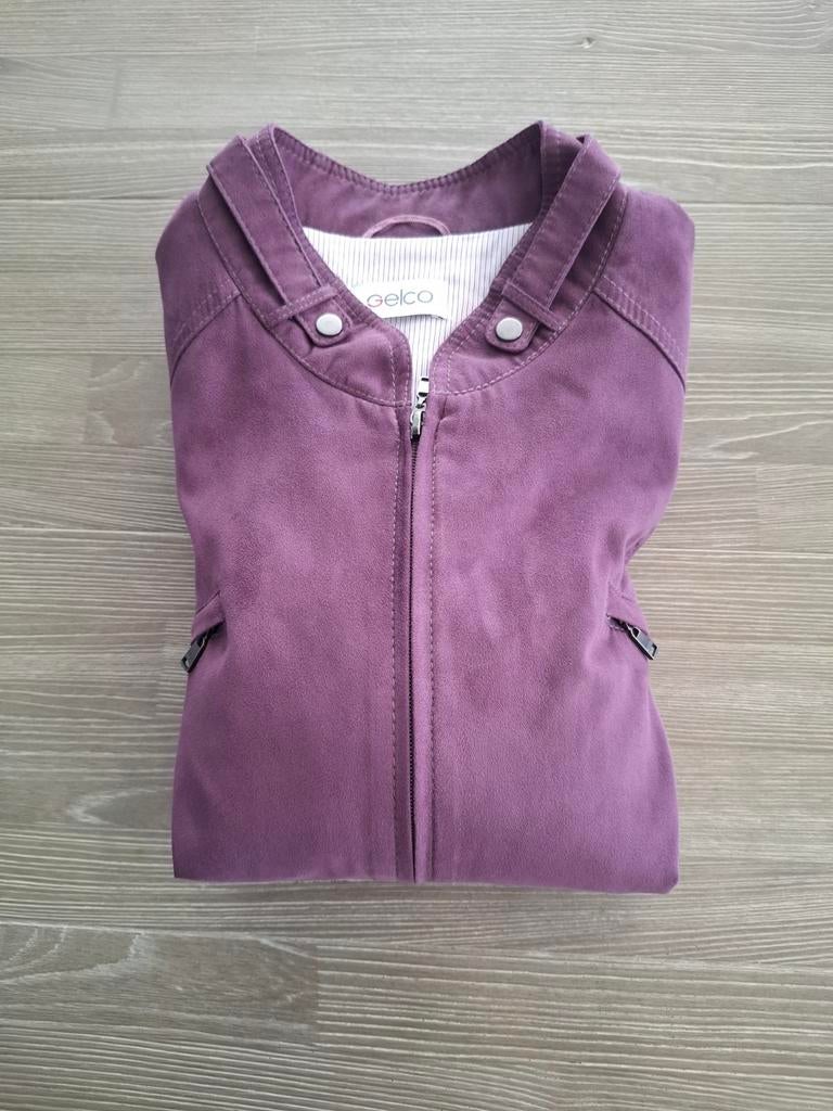 Gelco blazer Paars, Ophalen of Verzenden, Zo goed als nieuw, Maat 46/48 (XL) of groter, Paars