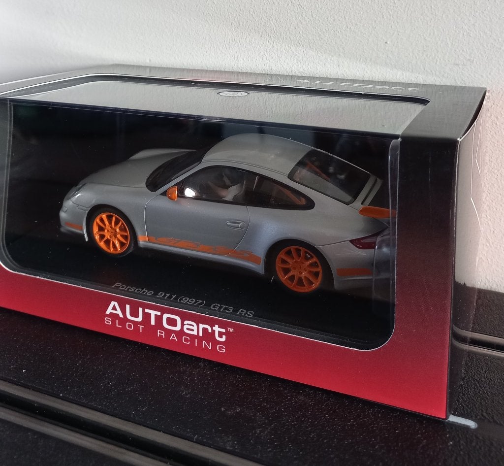 AUTOart Slotcar Porsche 911 GT3 met verlichting  1:32 Nieuw, Overige merken, Racebaan, Nieuw, Ophalen of Verzenden