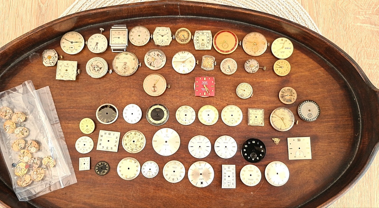 uurwerken Oris. doxa bumper en vacheron constantin, Ophalen of Verzenden, Staal, Overige merken, 1960 of later