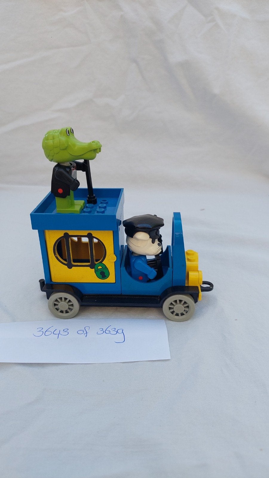 Lego Fabuland 3643 Krokodil met auto en aanhanger, Ophalen of Verzenden, Gebruikt, Overige merken