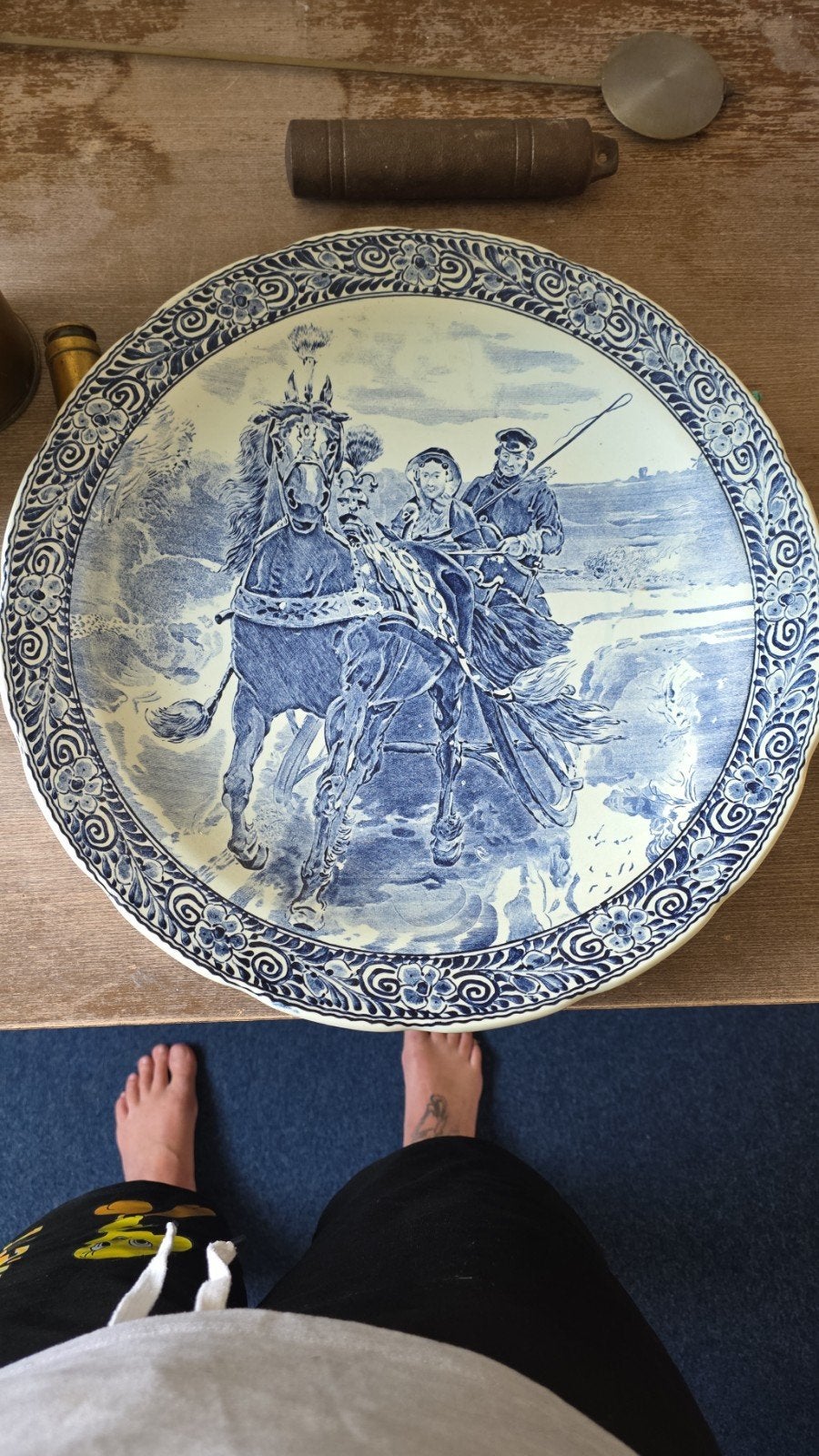 Antiek Delftsblauw Pronkbord - Royal Boch Holland, Ophalen
