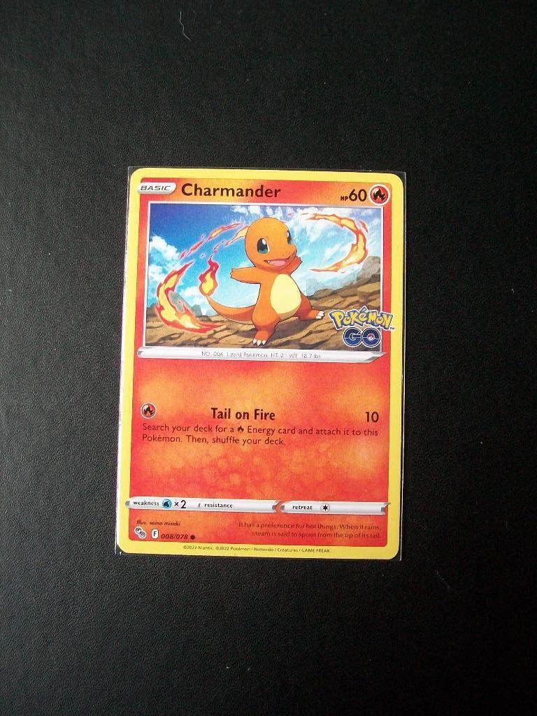 1149. Nieuwe Pokemon GO Kaart CHARMANDER HP 60 (008/078), Verzenden, Nieuw, Losse kaart