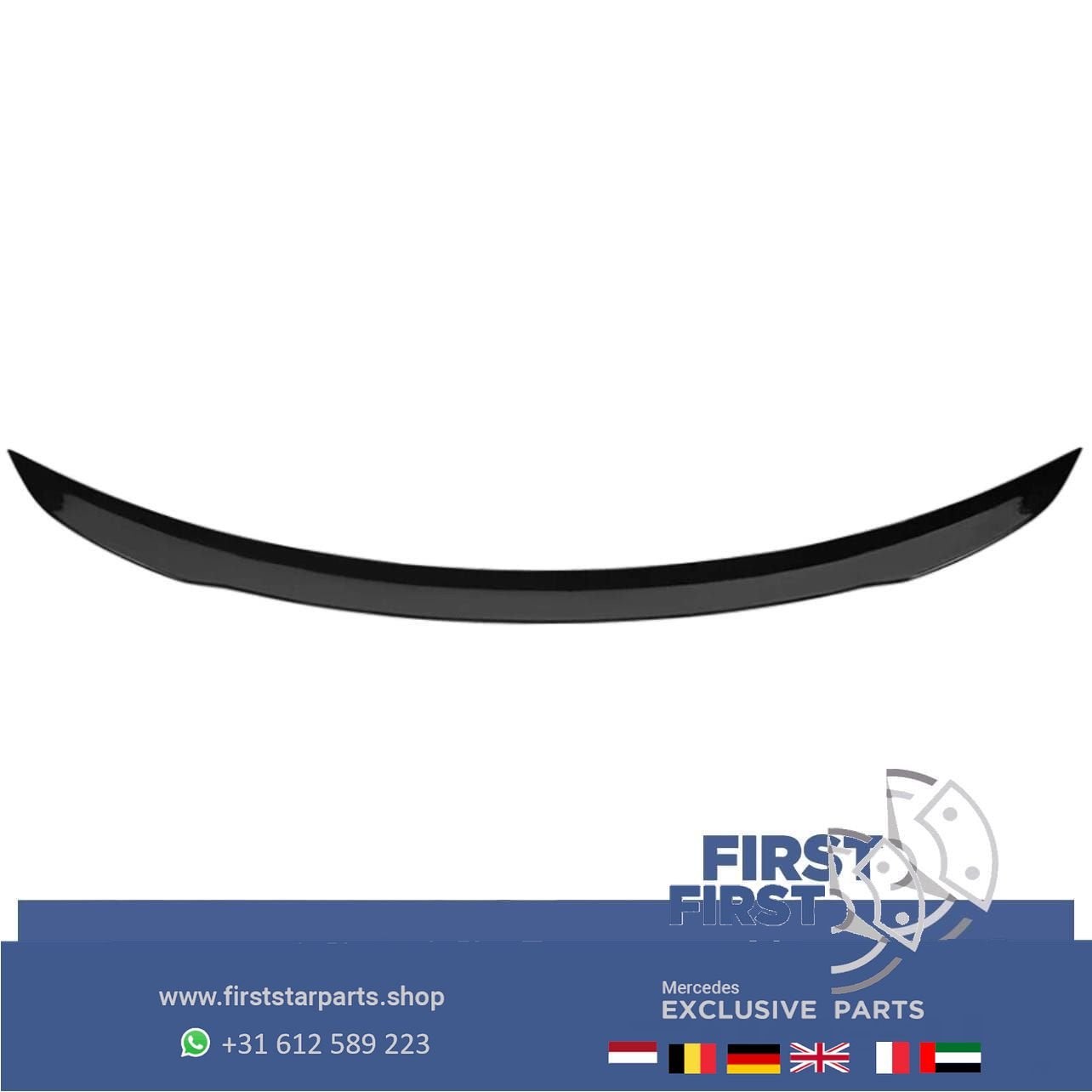 W177 V177 A KLASSE SEDAN AMG KOFFERBAK SPOILER ZWART 2018-20, Gebruikt, Ophalen of Verzenden, Achter, -