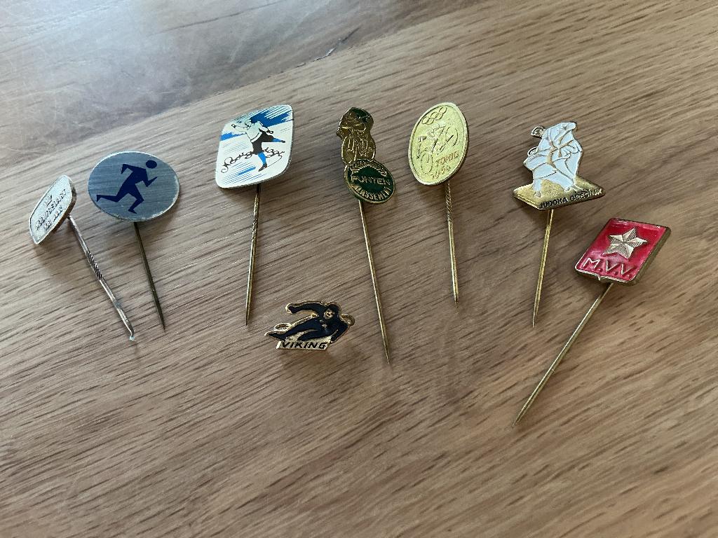 Speldjes/pins schaatsen, Ophalen of Verzenden, Gebruikt, Overige onderwerpen, Speldje of Pin