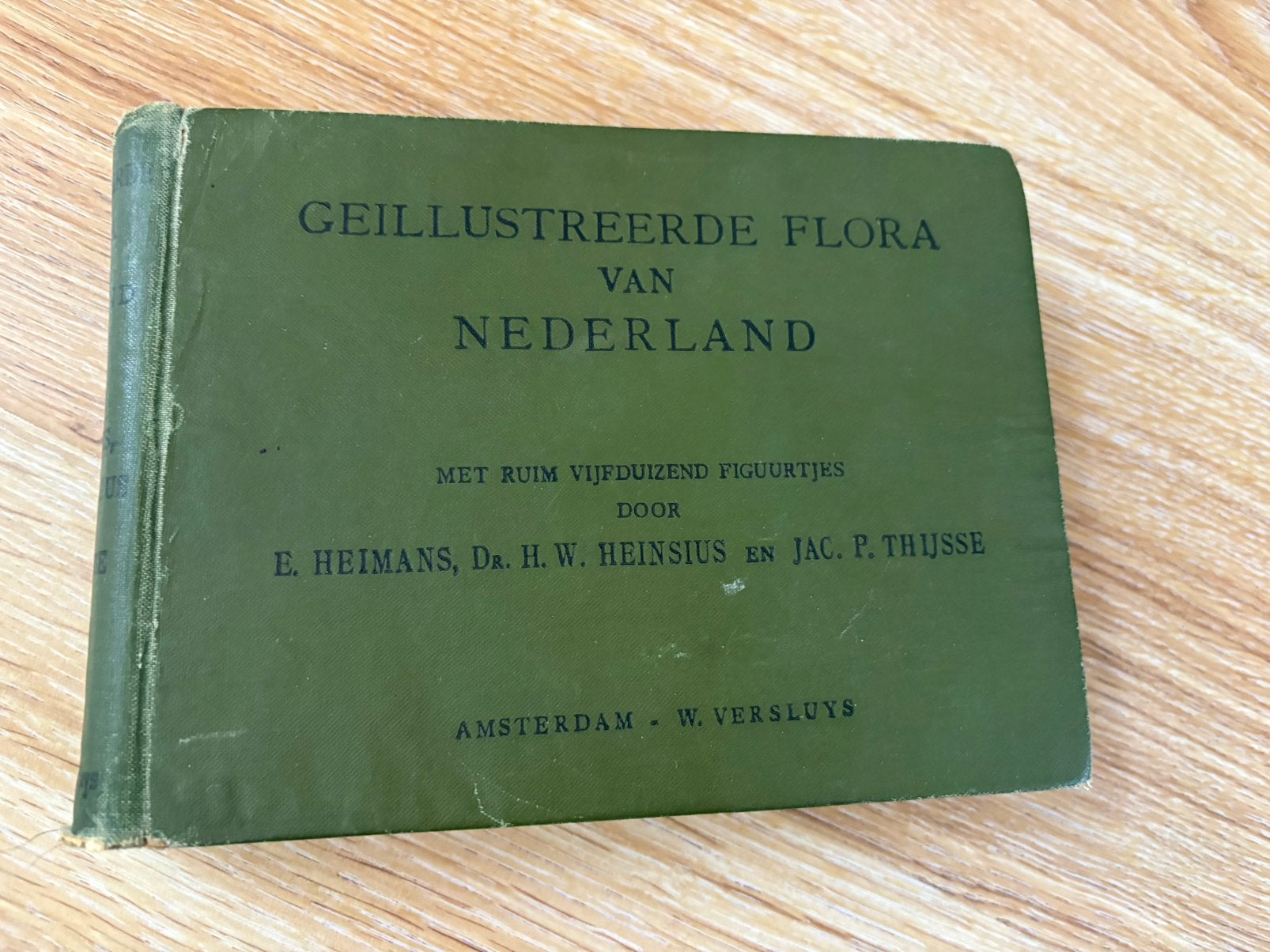 Antiek boek Geillustreerde Flora van Nederland, Boeken, Ophalen of Verzenden, Gelezen, Natuur algemeen