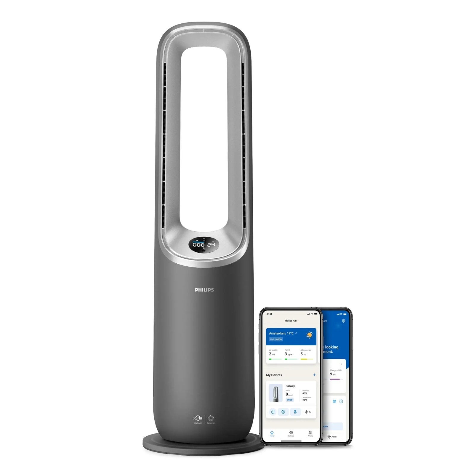 Philips 8000 series air Performer AMF870/15, Ophalen, Zo goed als nieuw, Torenventilator