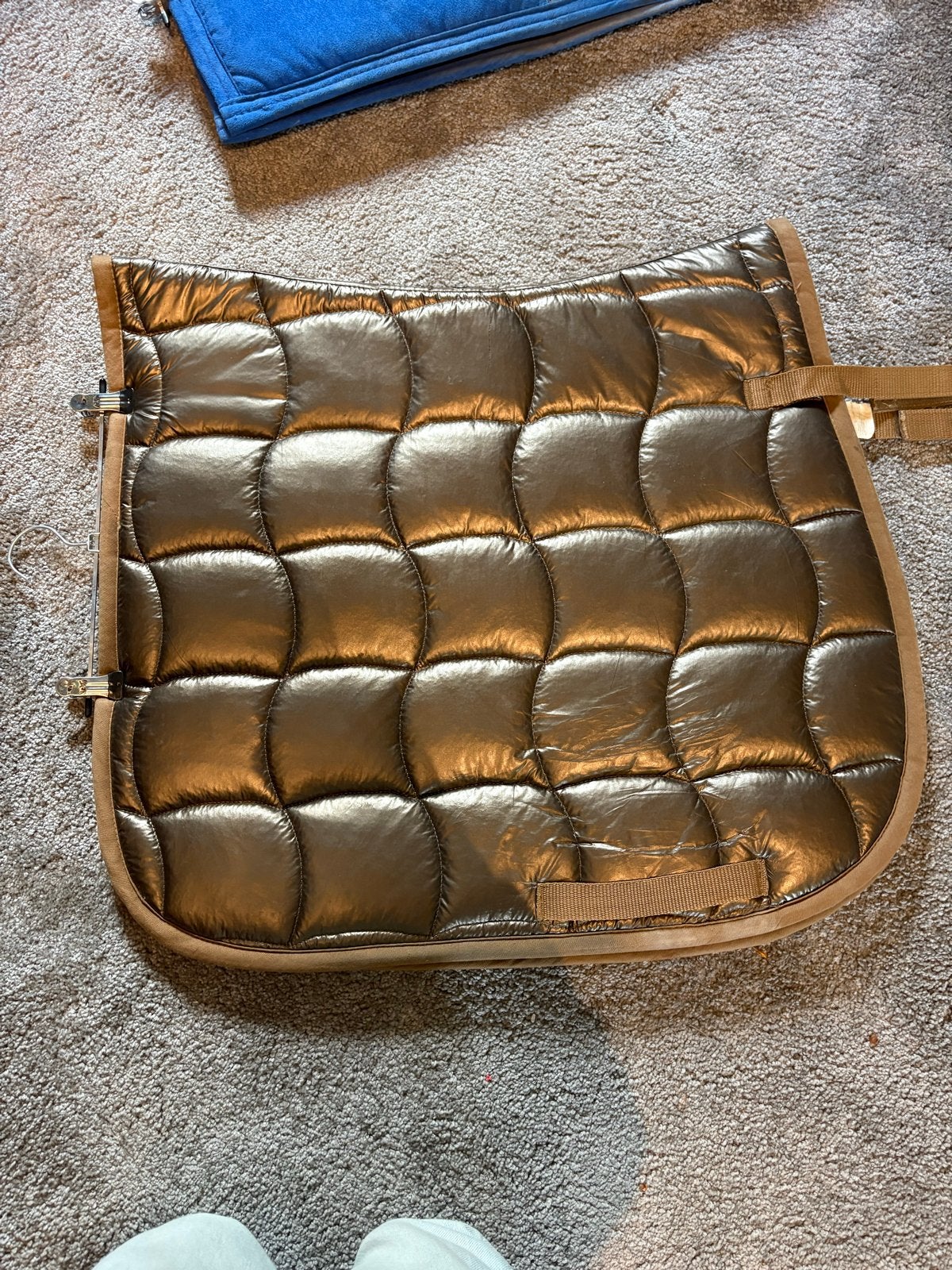 Goud/ bronz dekje maat cob, Ophalen of Verzenden, Zo goed als nieuw, Bruin, Veelzijdigheidsdekje