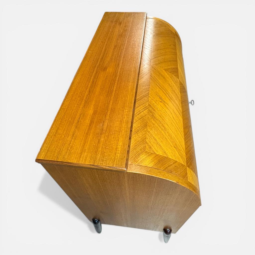 Stijlvolle vintage secretaire van Bröderna Gustafssons, Bröderna Gustafssons, ?, Mid - century - Vintage - Zweeds, Zo goed als nieuw