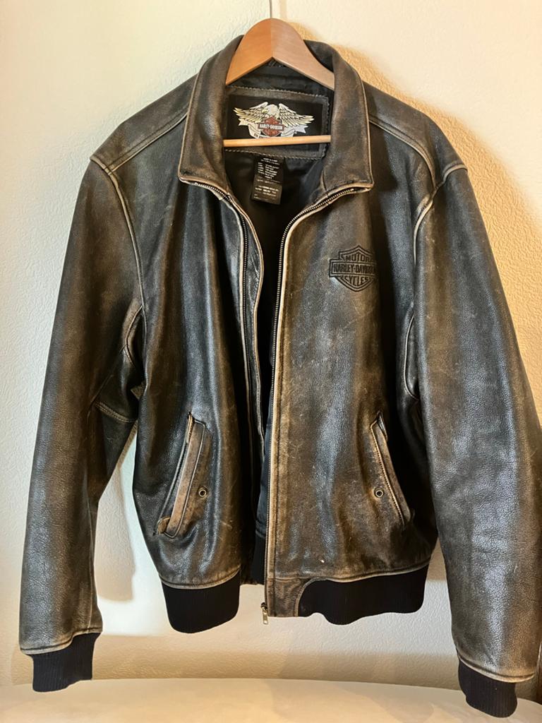 Harley-Davidson Leren Jas - Vintage Stijl, Motoren, Ophalen of Verzenden, Nieuw zonder kaartje, Heren, Jas | leer
