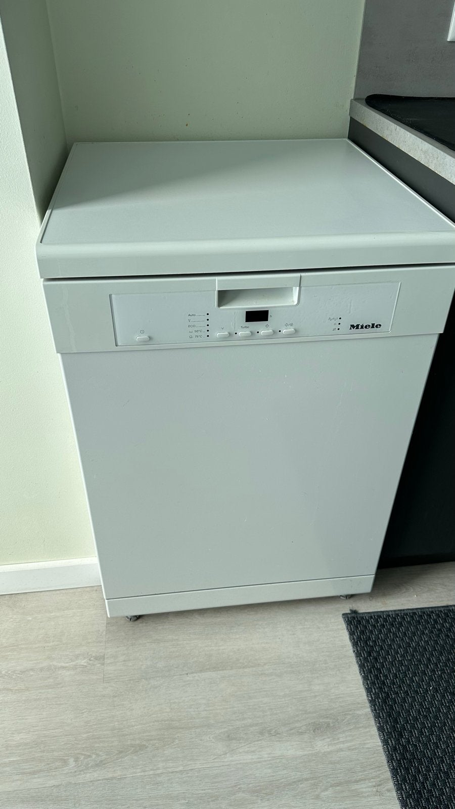 Miele vaatwasser - Vrijstaand, wit, goed onderhouden, Witgoed en Apparatuur, Ophalen, 60 cm of meer, Eco programma, Zo goed als nieuw