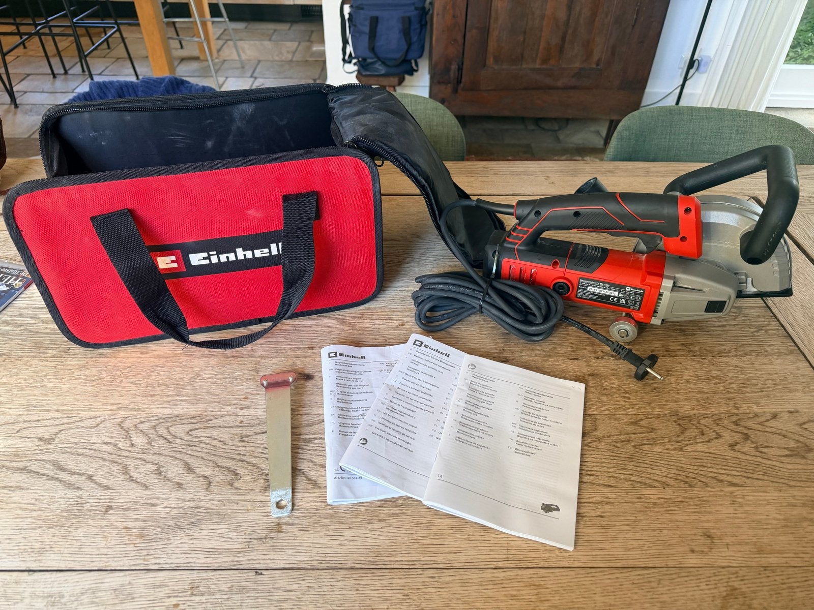 Einhell TE-MA 1500 Muurfrees - Zo goed als nieuw, Ophalen, Zo goed als nieuw, Overige typen