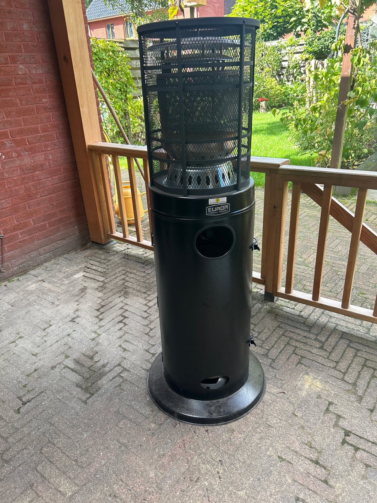 Terrasverwarmer met of zonder volle 10 kg gasfles, Ophalen, Gebruikt, Gas, Vloer