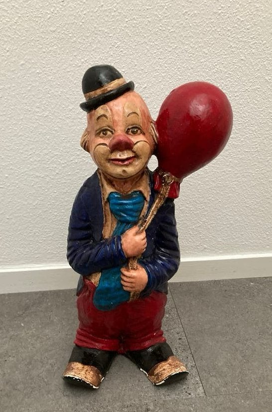 Pipo / clown beeld keramiek, Ophalen, Gebruikt
