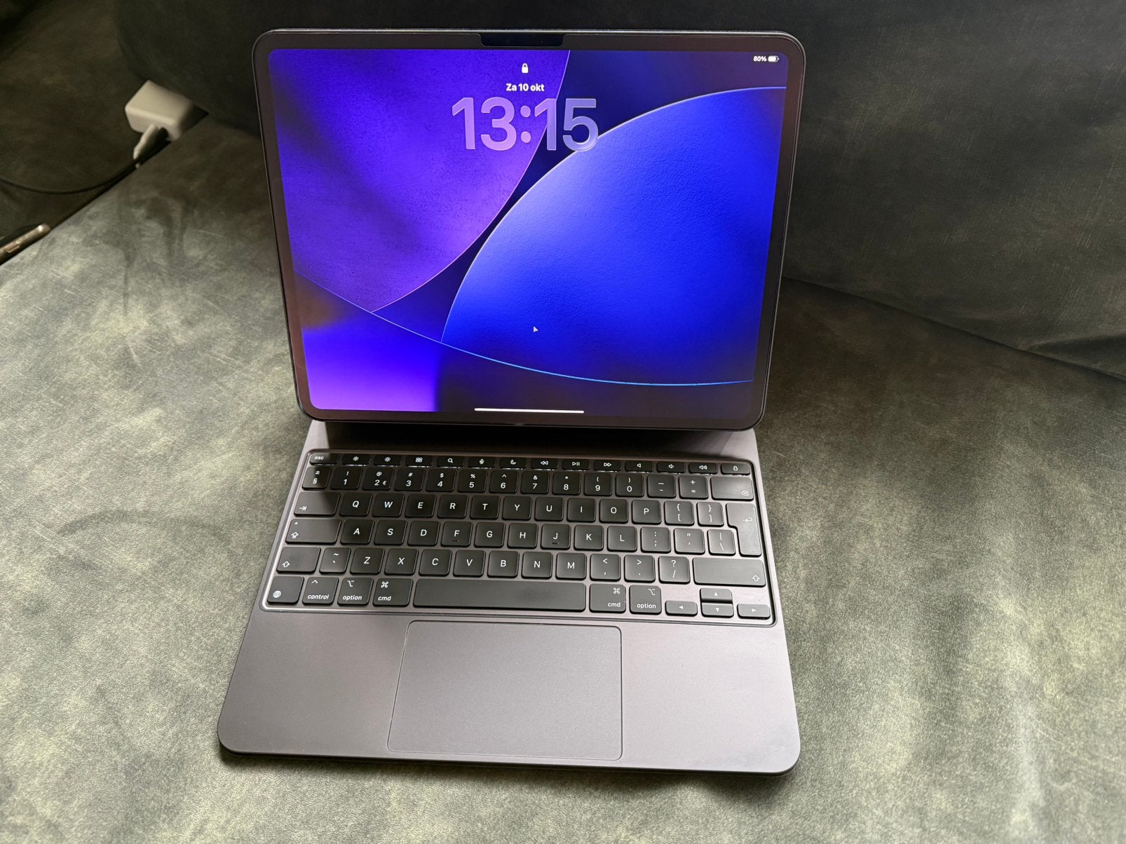 iPad Pro 13 M5 256gb Magic keyboard, 13 inch of meer, Apple iPad, Zwart, Ophalen of Verzenden
