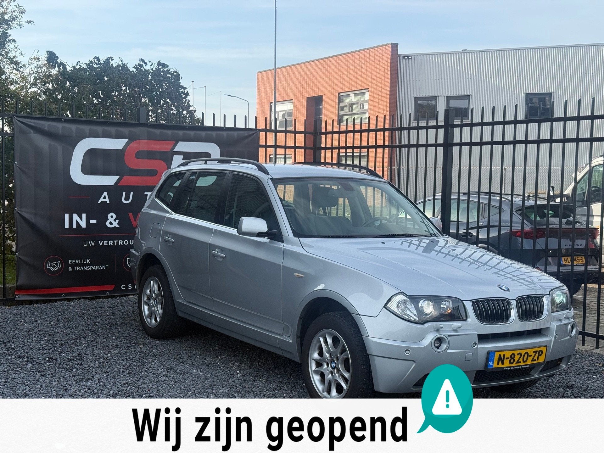 BMW X3 3.0i LPG!AUTOMAAT!XENON!PRINS!APK2027!KOOPJE!, Auto's, Automaat, Stof, 2000 kg, 231 pk