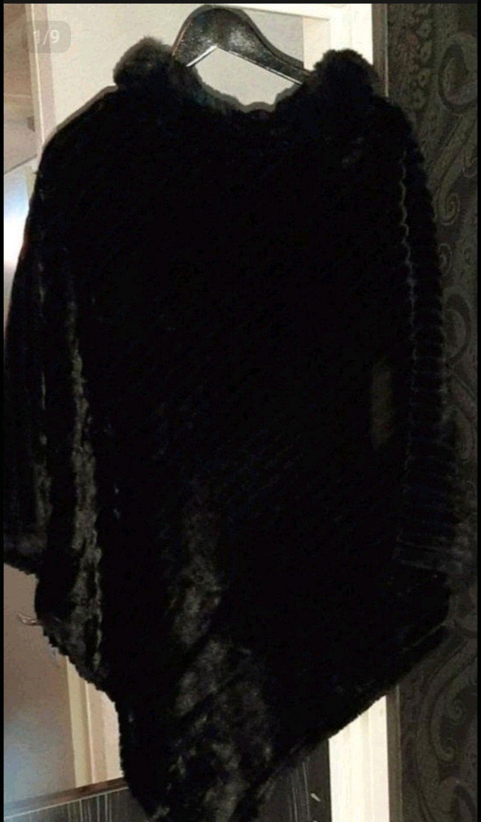 faux fur stola, one size, zwart, Ophalen of Verzenden, Maat 46/48 (XL) of groter, Zwart