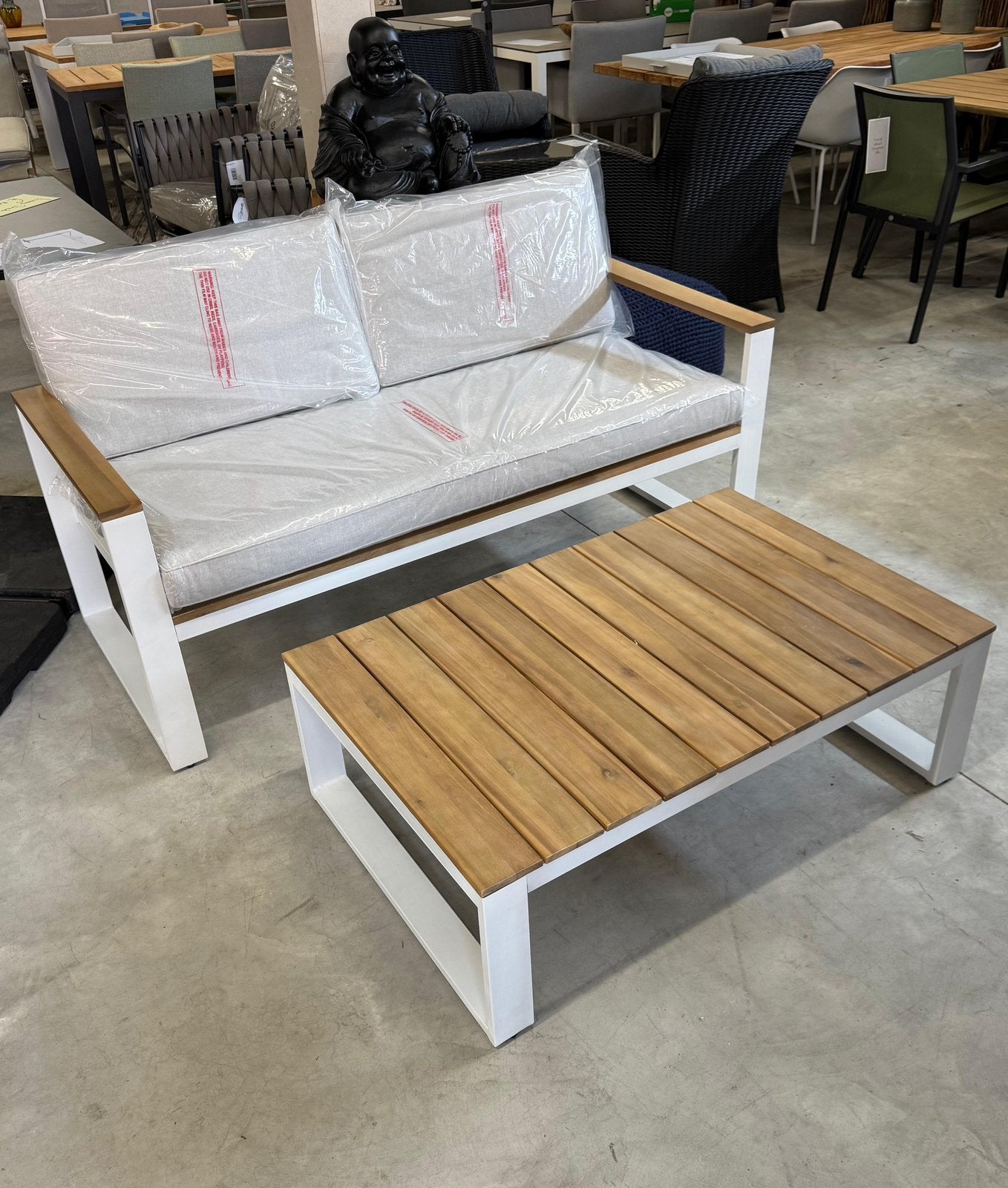 Luxe tuinbank/ loungebank / balkon set + tafel, Tuin en Terras, Ophalen, Overige materialen, Roystore.nl@gmail.com, Nieuw