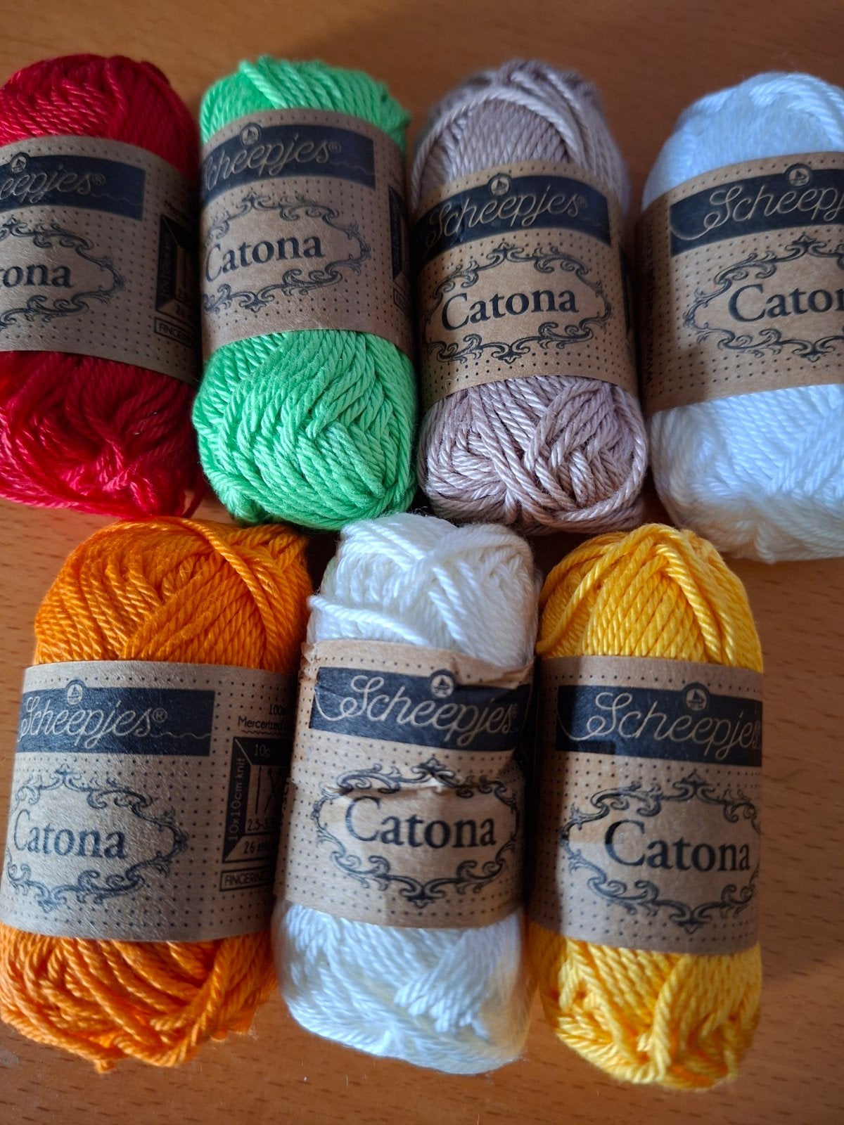 Scheepjes catona haakkatoen 10 grams bolletjes, Hobby en Vrije tijd, Breien en Haken, Breien of Haken, Nieuw, Ophalen of Verzenden