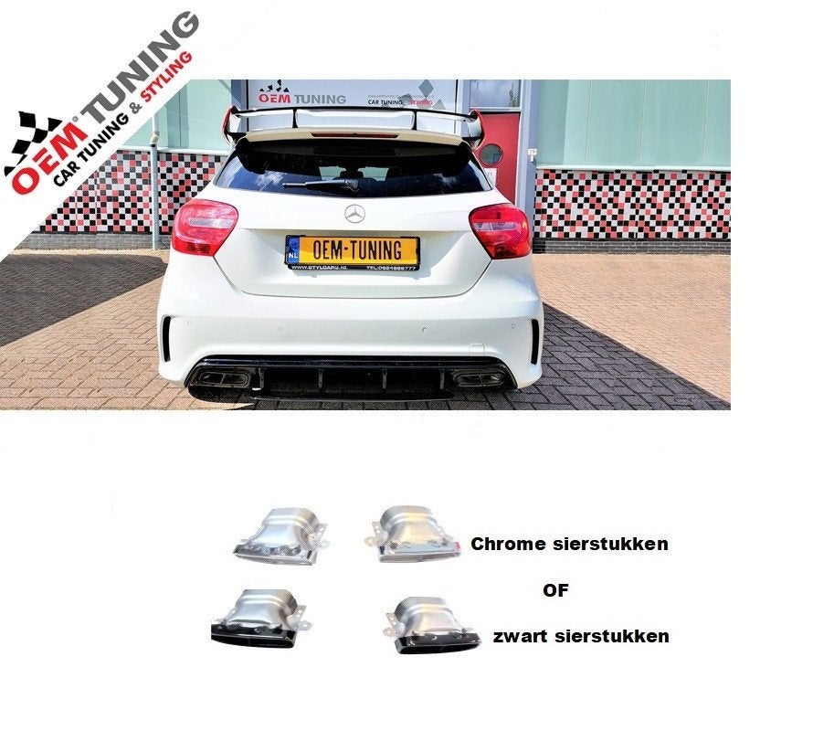 Sierstukken A/CLA/GLA Klasse AMG Style A45 CLA45 GLA45 Black