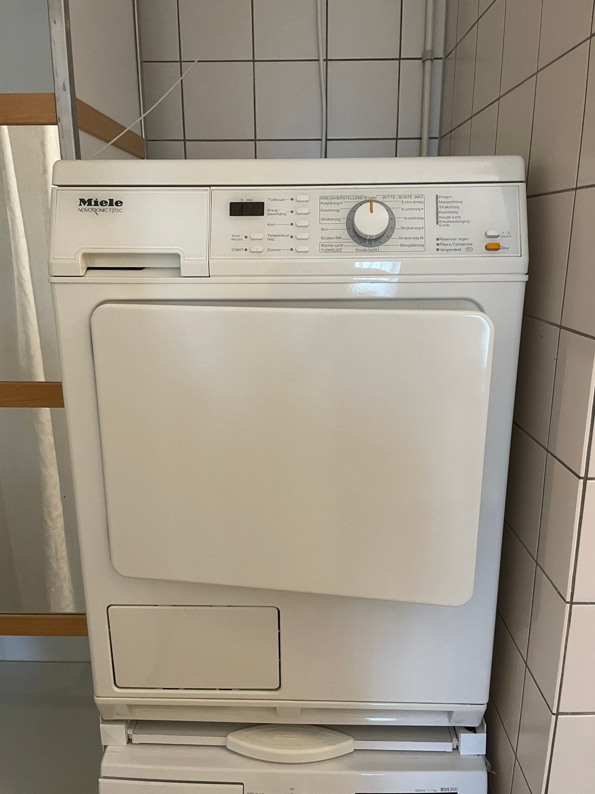 Miele condensdroger, 4 tot 6 kg, Ophalen, Gebruikt, 85 tot 90 cm