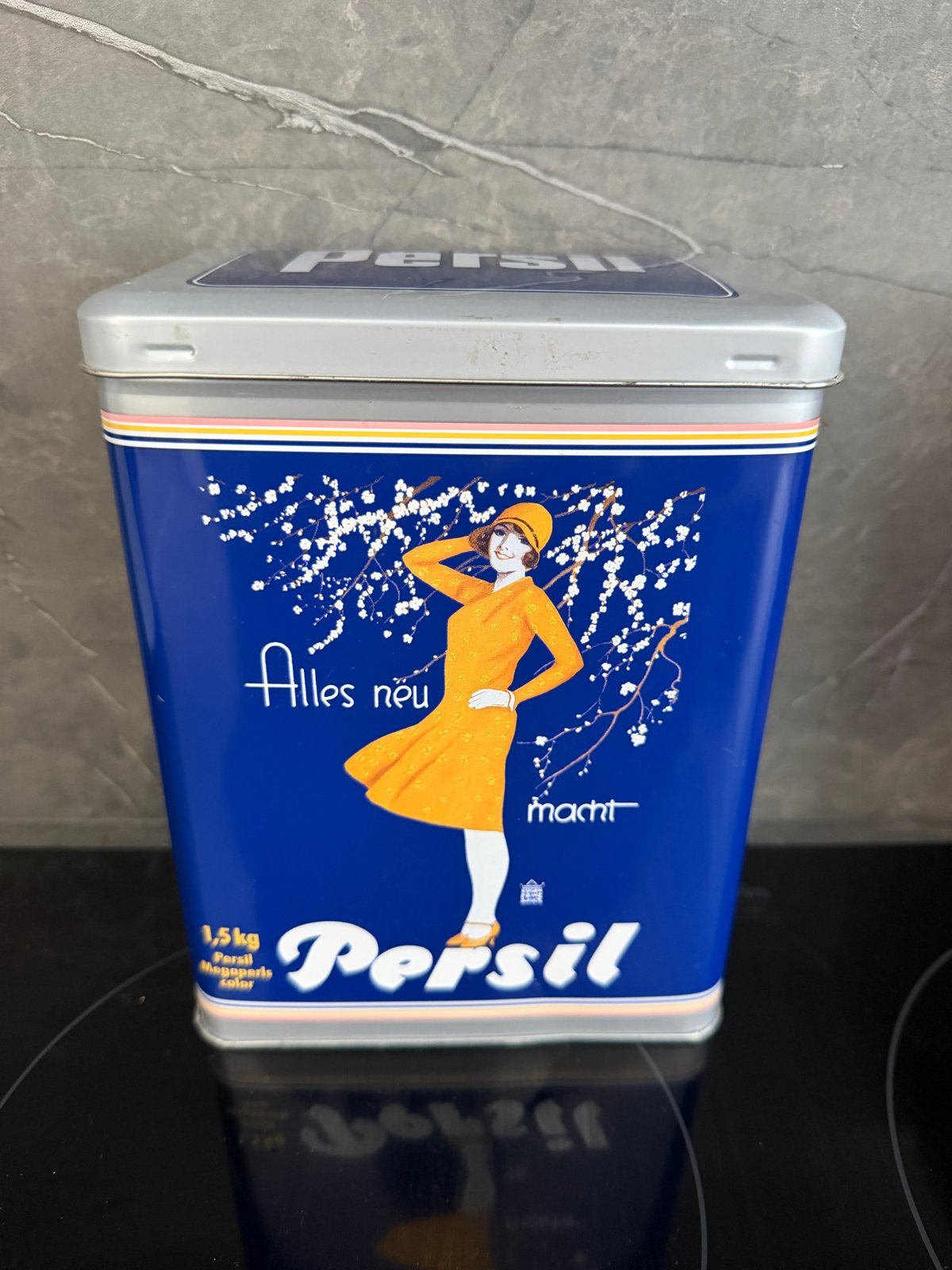 Vintage Persil Blikken Trommel - Alles neu macht, Verzamelen, Ophalen of Verzenden