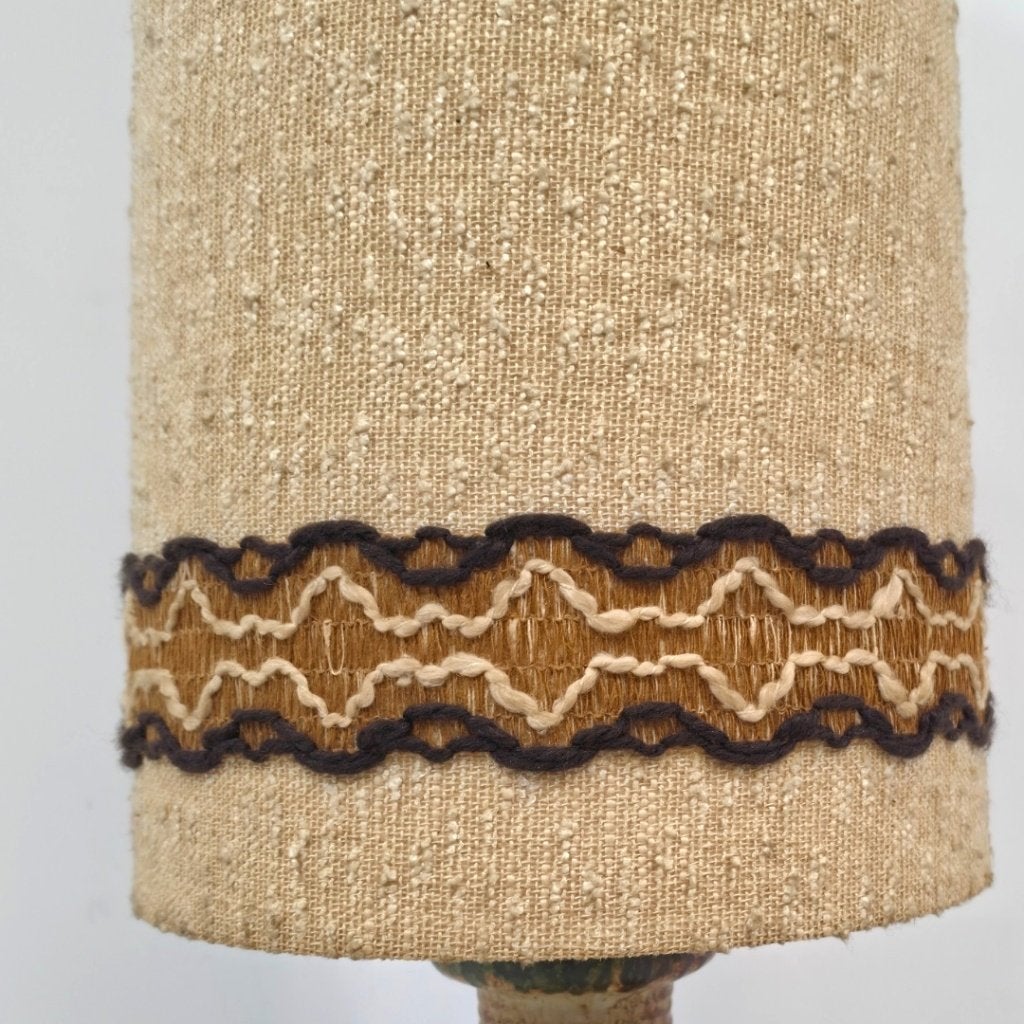 W.Germany vloerlamp 60's keramiek fat lava originele staat, Ophalen, Gebruikt, 100 tot 150 cm, Textiel