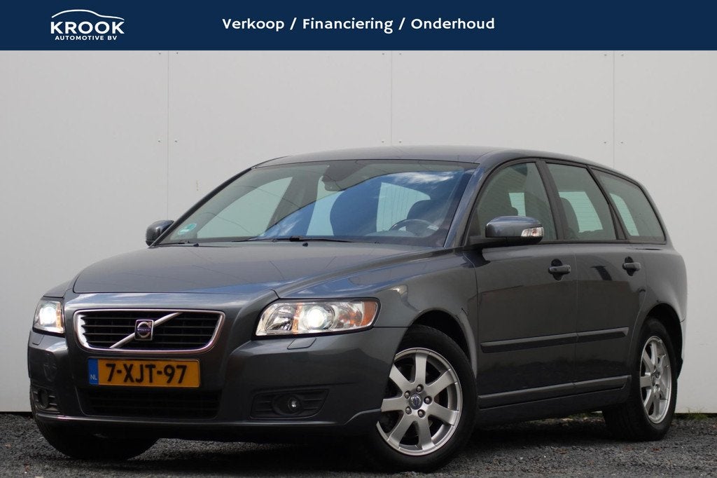 Volvo V50 2.4 Momentum | 2009 | Automaat | Youngtimer |, Auto's, Volvo, Gebruikt, Leder en Stof, 11 km/l, 2435 cc