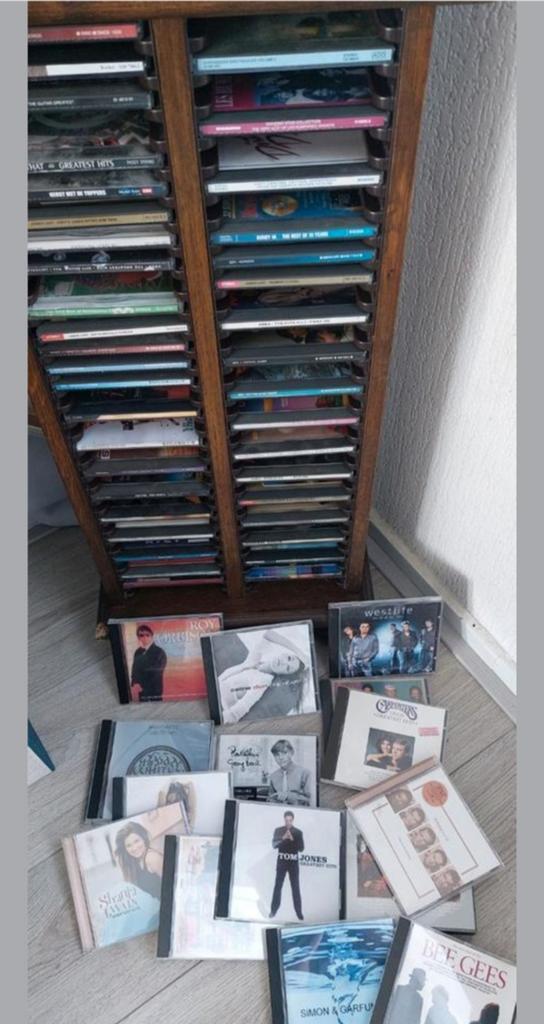 Cd rek met allerlei soorten muziek voor de liefhebber, Ophalen of Verzenden, Gebruikt