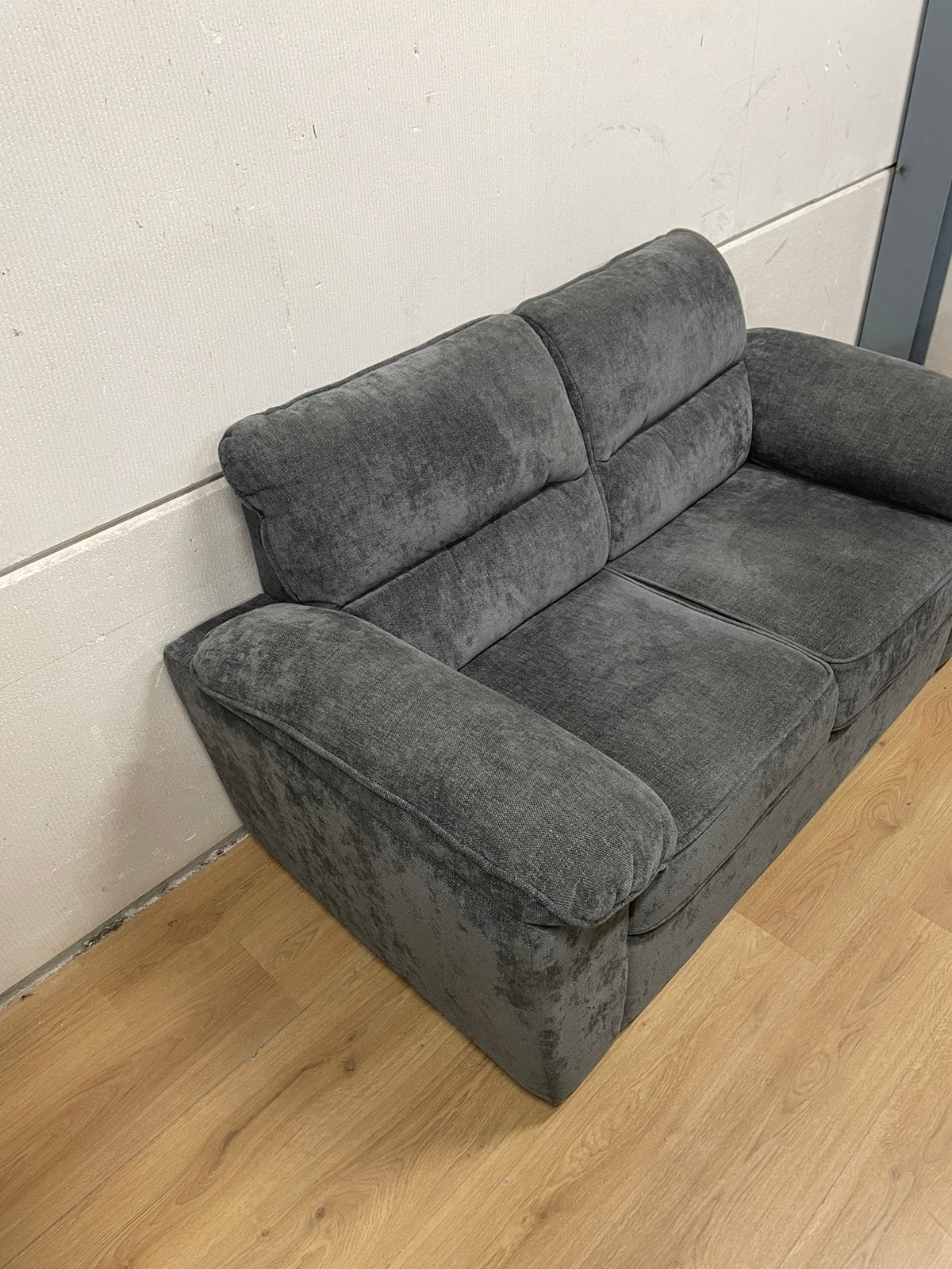 Mooie luxe suede 3 en 2 zitsbank - GEREINIGD!!!, Ophalen, 75 tot 100 cm, Zo goed als nieuw, Rechte bank