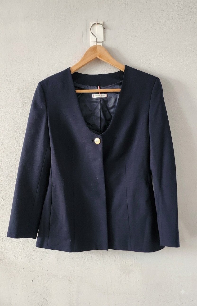 Tommy hilfiger klassieke blazer nieuw, Blauw, Nieuw, Ophalen of Verzenden, Jasje