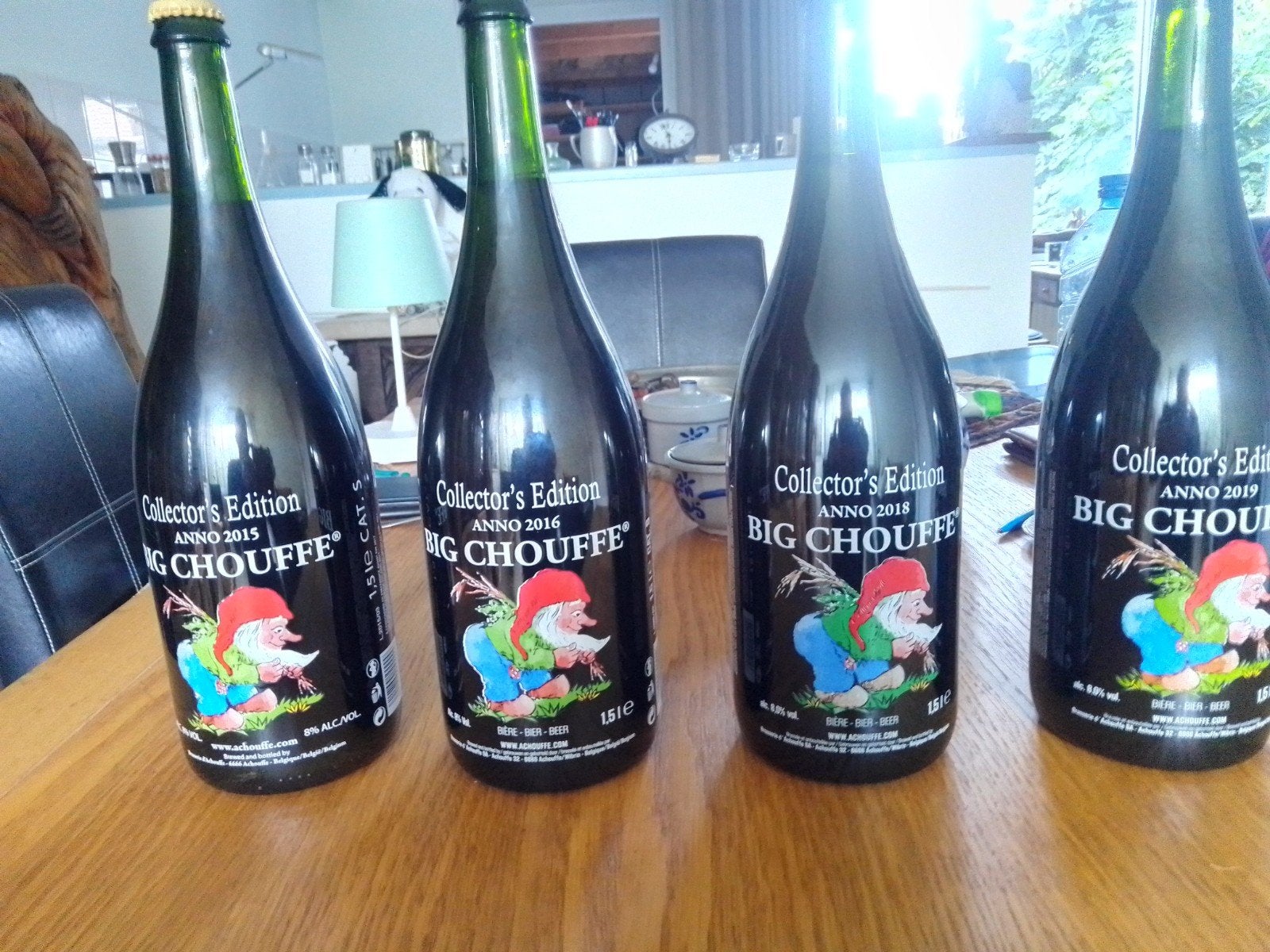 Big Chouffe Collector's Edition 2015, 2016, 2018, 20, Verzamelen, Biermerken, Ophalen, Nieuw, Flesje(s), Overige merken